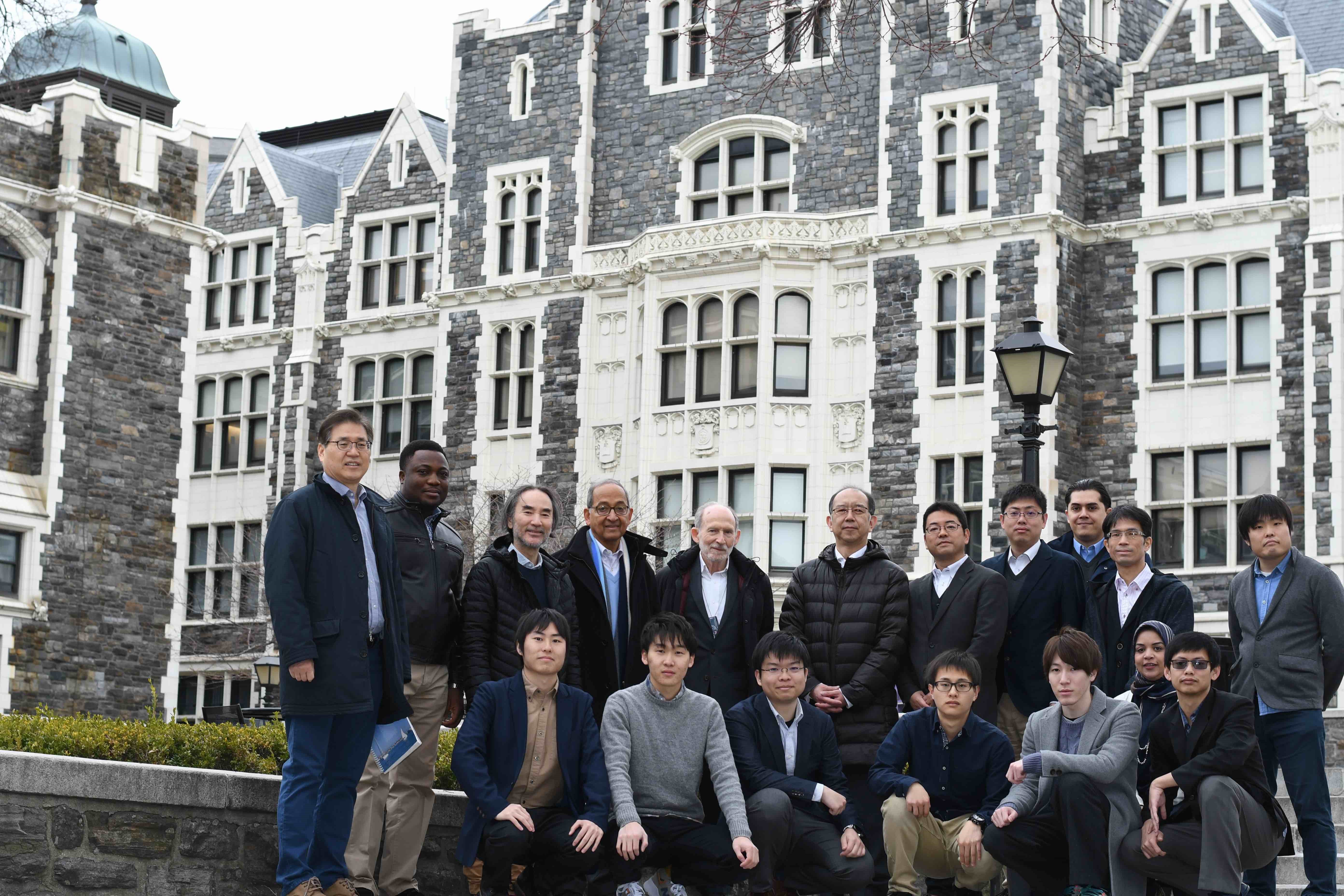 The Kyutech of Japan and CCNY of USA teams during their regular annual workshop meeting at CCNY under NSF Grant JUNO2