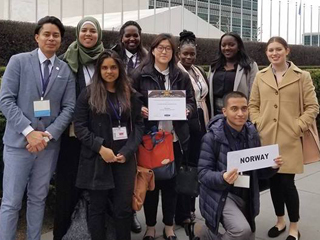 CCNY's 2018 Model UN team. CCNY's 2018 Model UN team.
