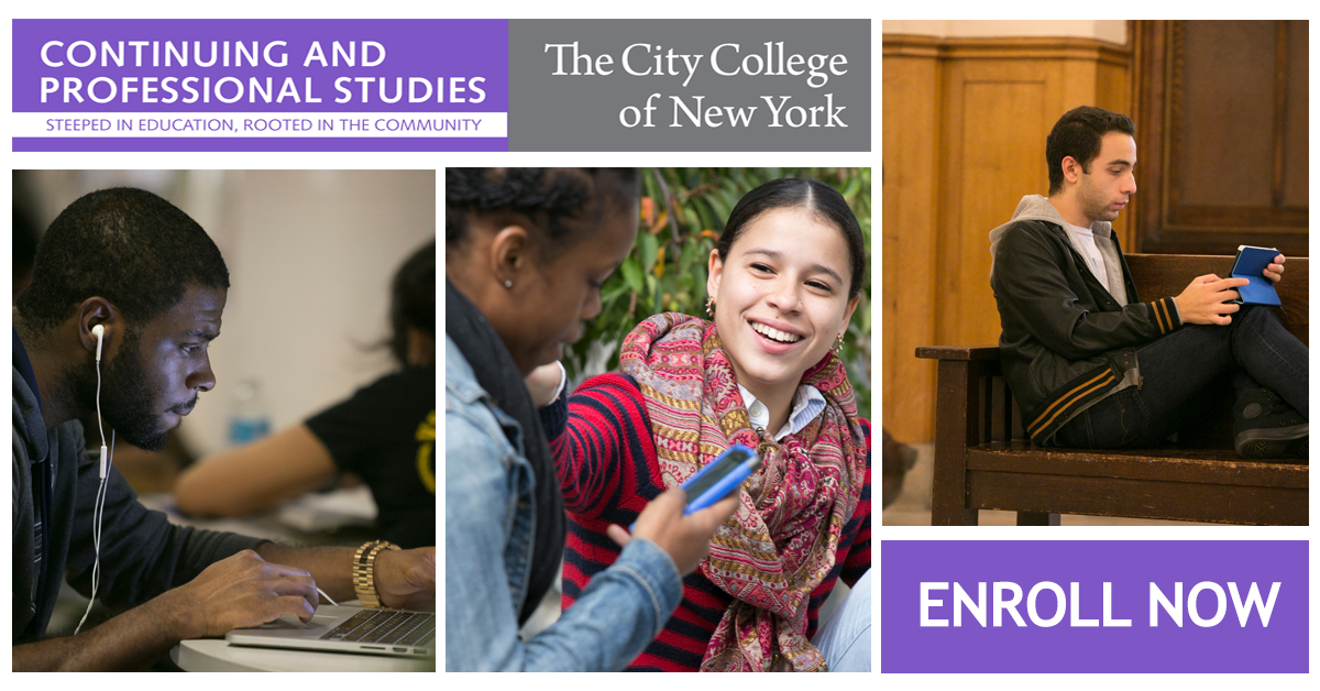 Enrollment ad for CCNY CPS