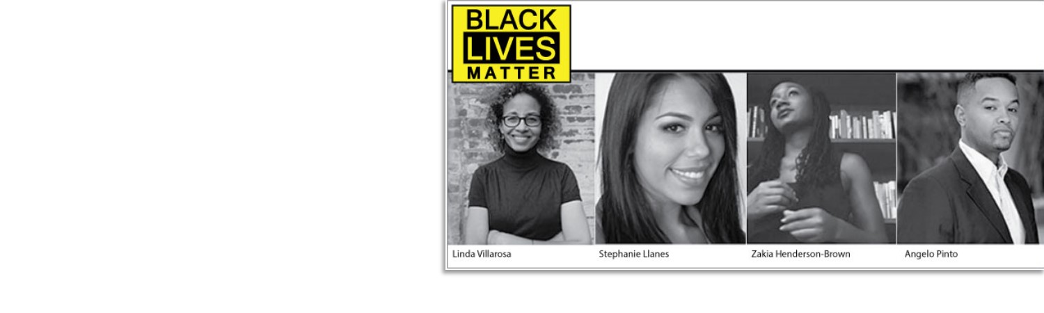 Black Lives matter with Villarosa, Llanes, Henderson-Brown, Pinto, 