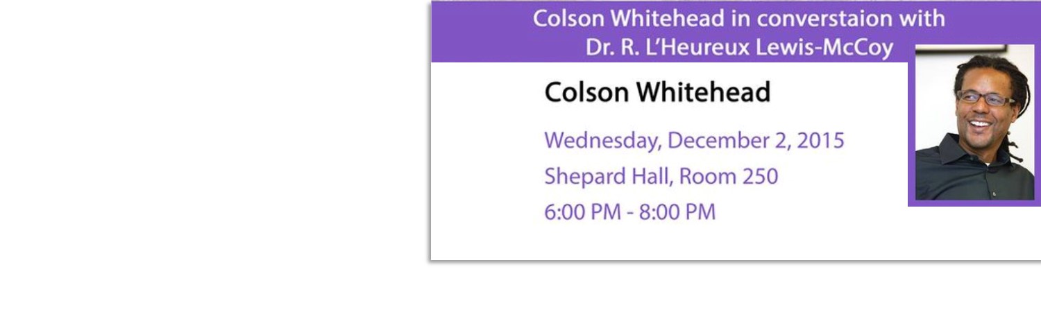 Colson whitehead december 2nd, 2015 SH 250