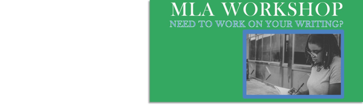 MLA formatting class with a woman that is writing