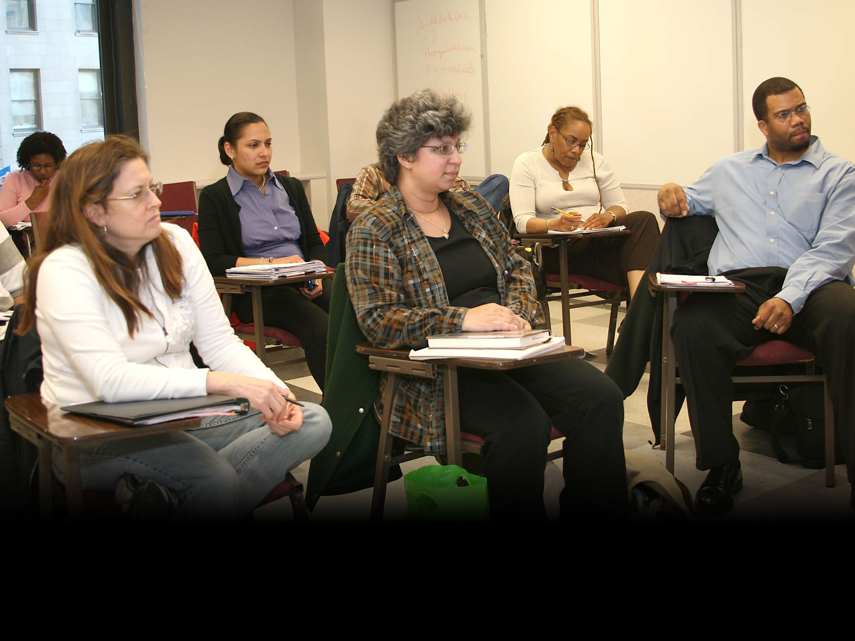CWE Students sitting in a classroom