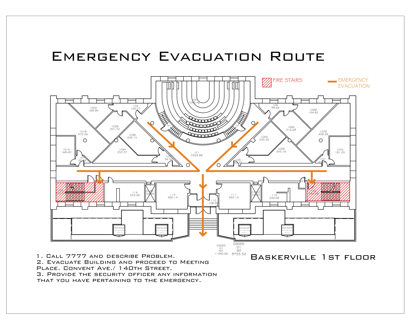Baskerville Hall - Evacuation Route 3