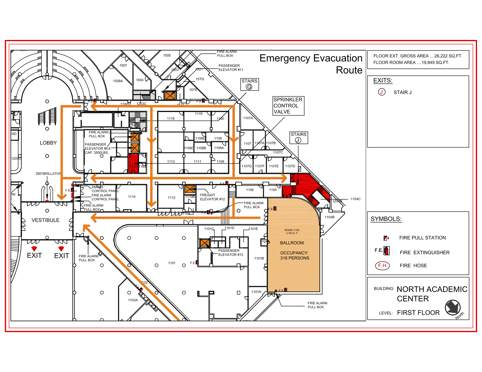 Schiff House - Evacuation Route 3