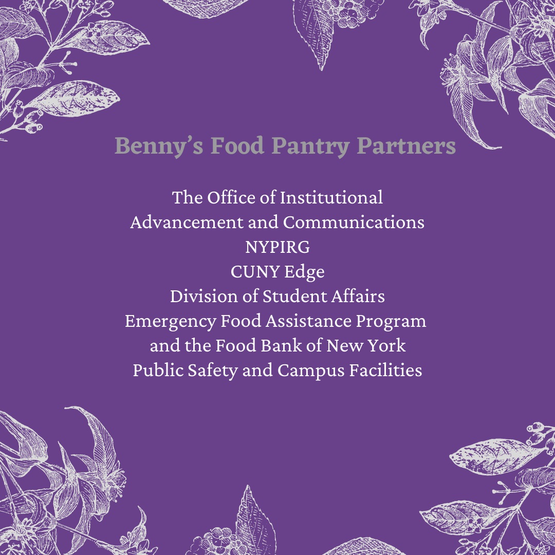 Benny's Food Pantry Partners