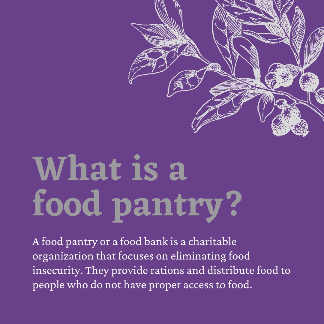What is a food pantry