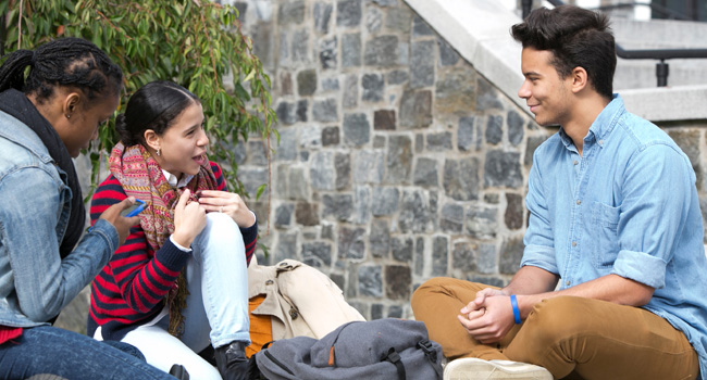 Student sitting
