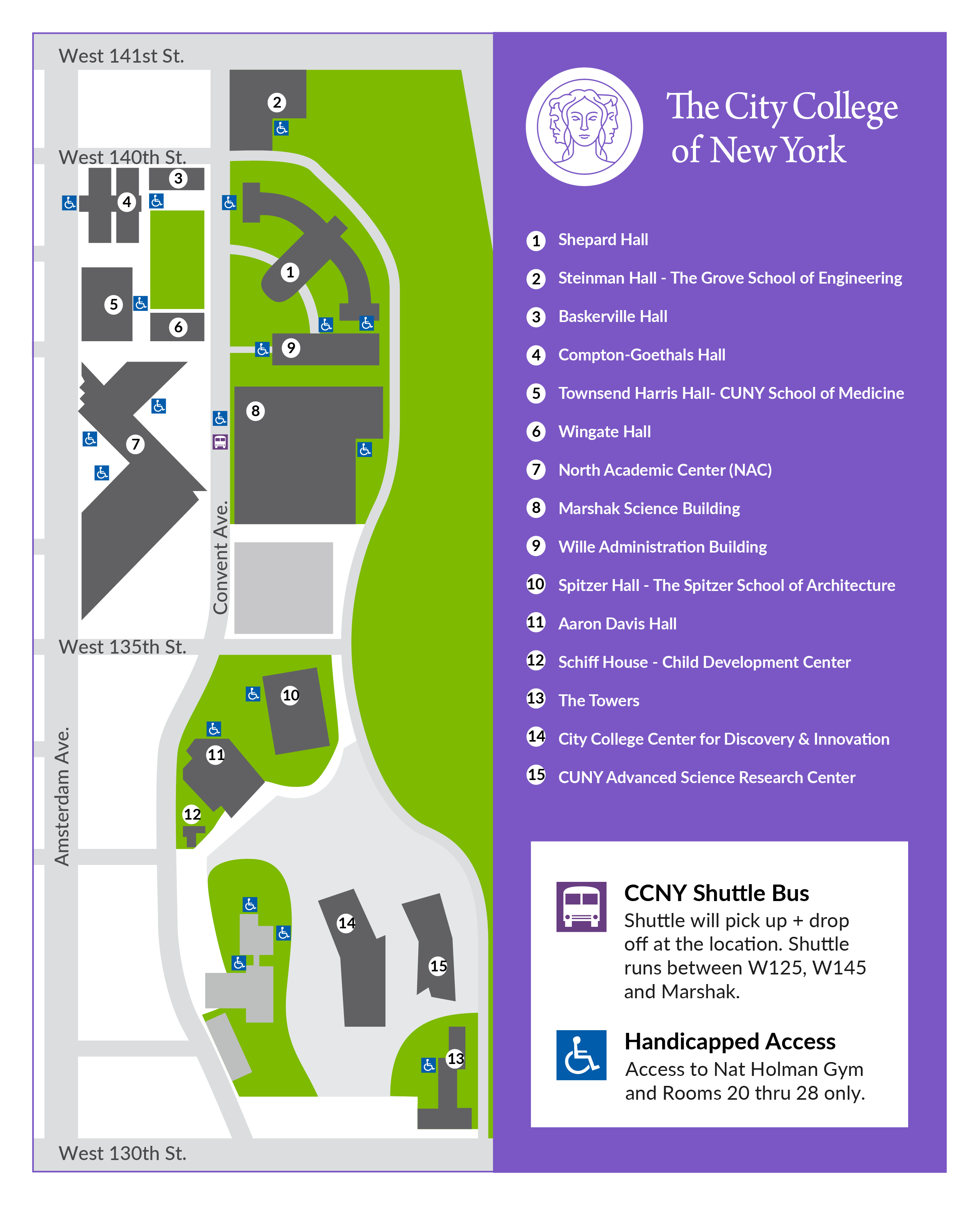 CCNY Campus Map