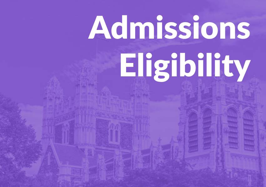 Admissions Eligibility