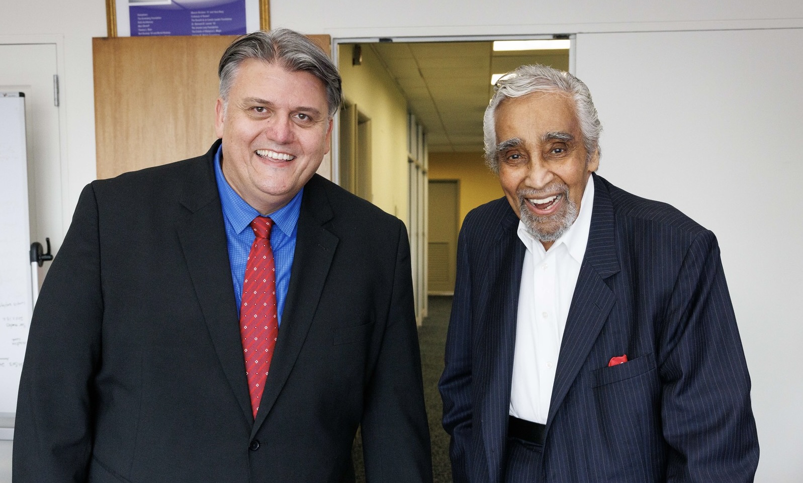 Executive Director Angelo Lampousis and the Honorable Charles Rangel