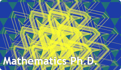 Math Department Ph.D. program header image