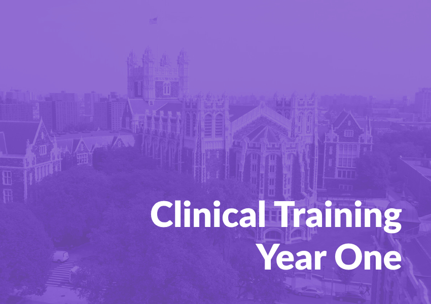 Clinical Training Year One