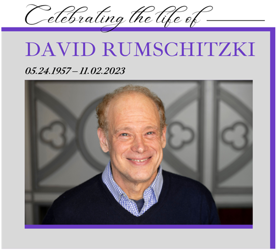 David Rumschitzki Memorial