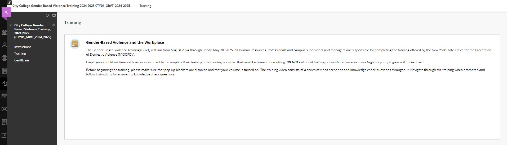 screenshot of the GBVT Landing Page