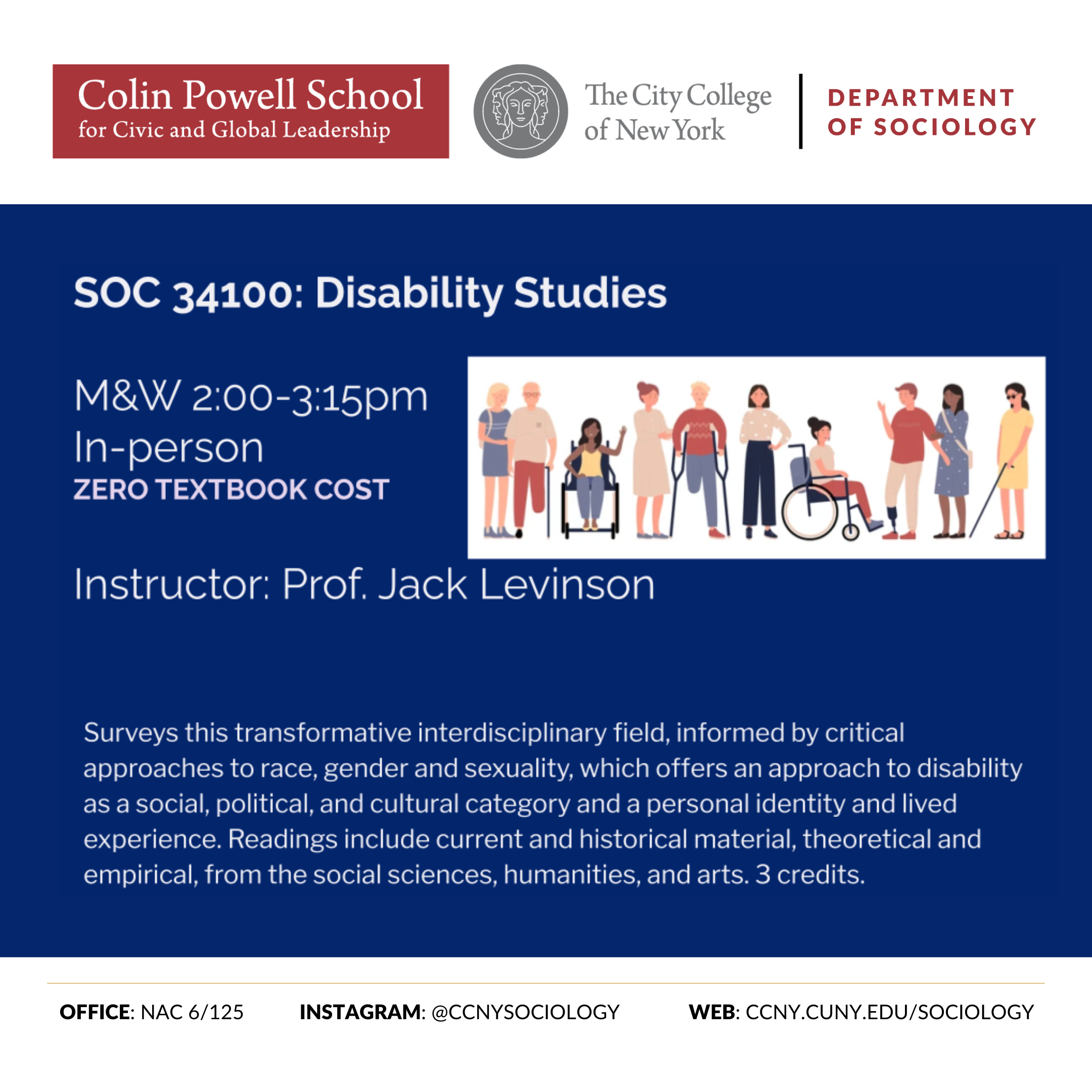 Disability studies course description