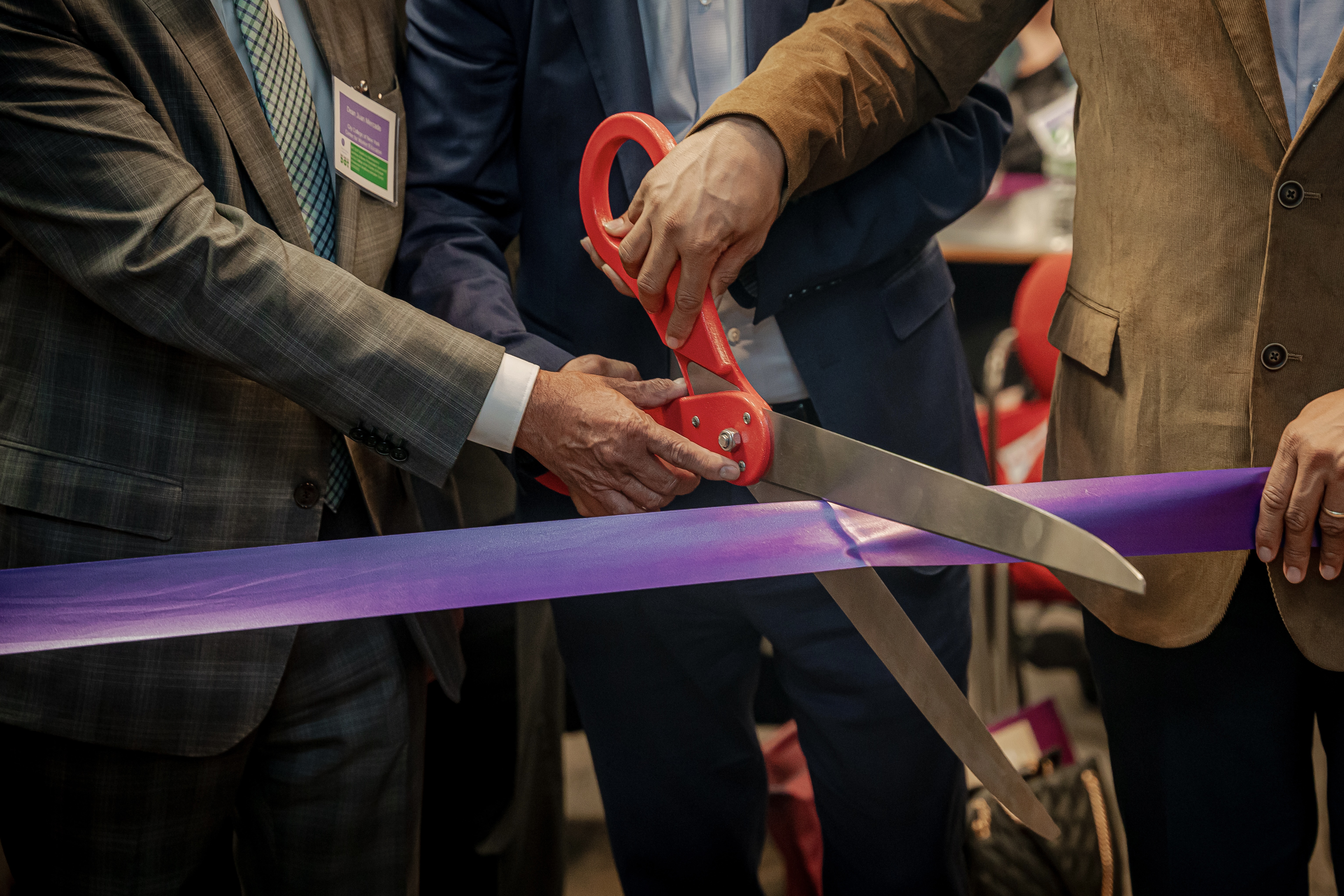 Ribbon cutting
