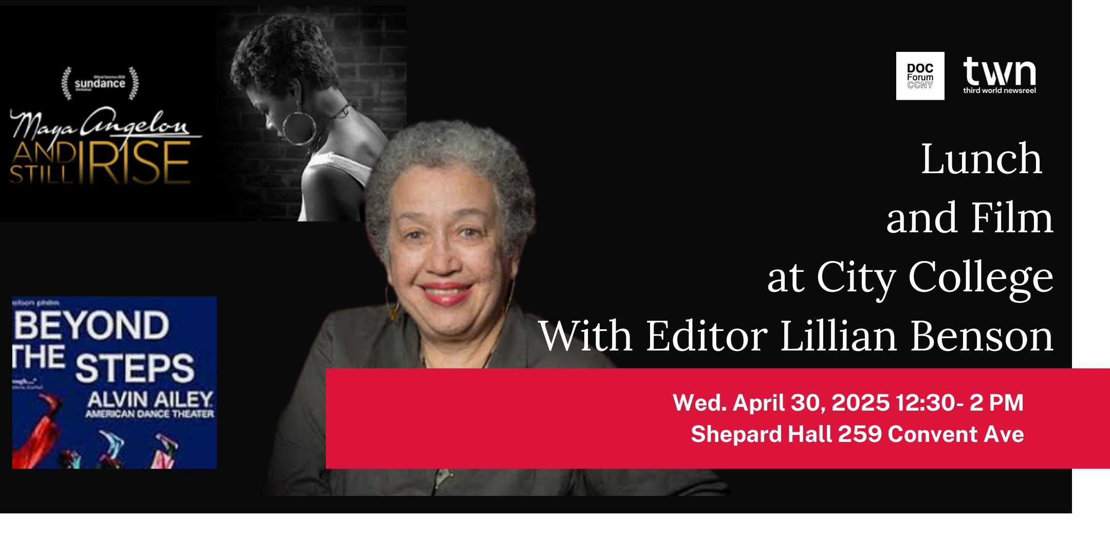 banner for Talk with Lillian Benson