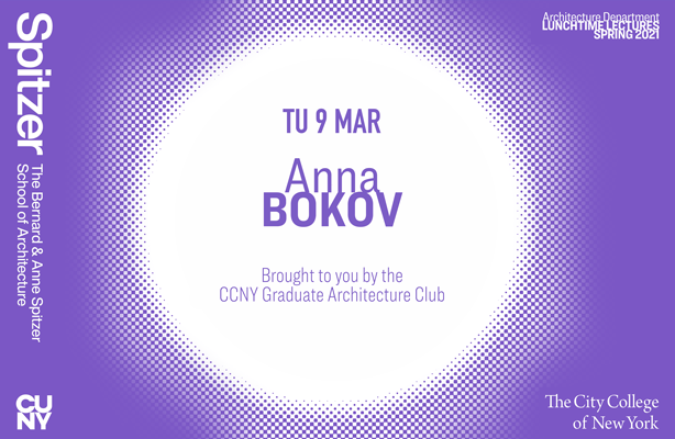 Anna Bokov Lunchtime Lecture Poster