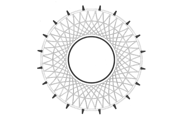 Drawing of Ground Floor Ceiling Pattern