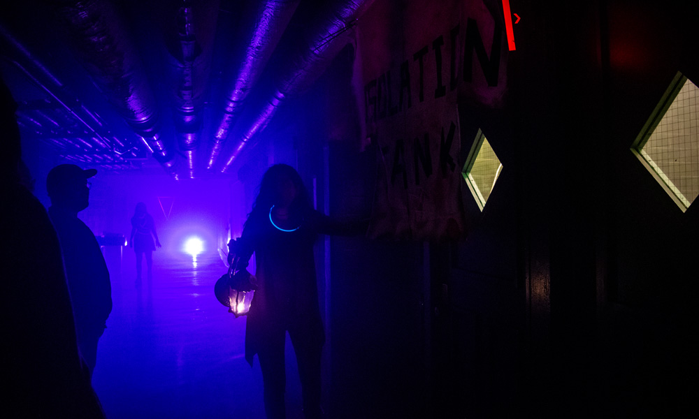 CCNY Scarefest hallway
