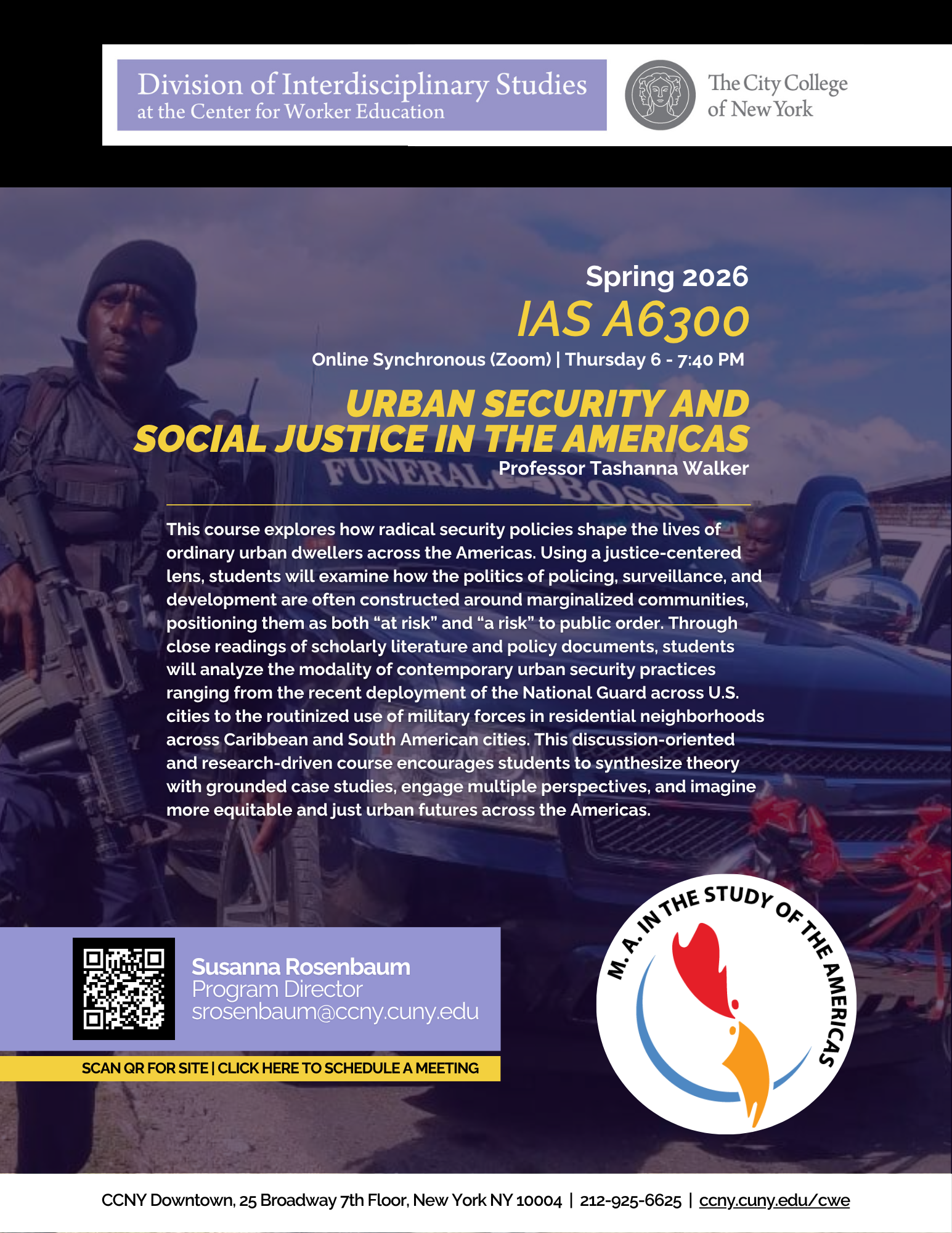 IAS A6300 Urban Security and Social Justice in the Americas