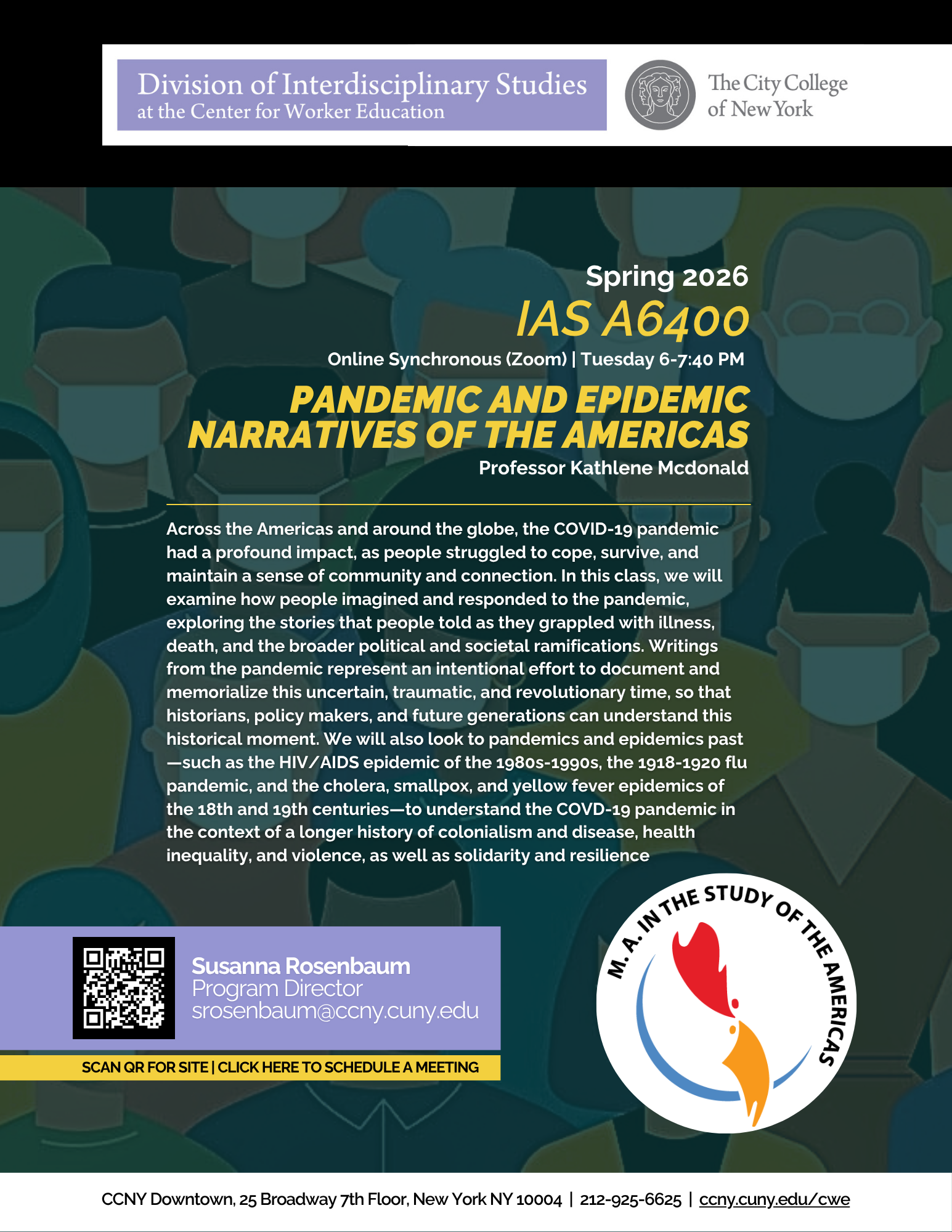 IAS A6400 Pandemic and Epidemic Narratives of the Americas 