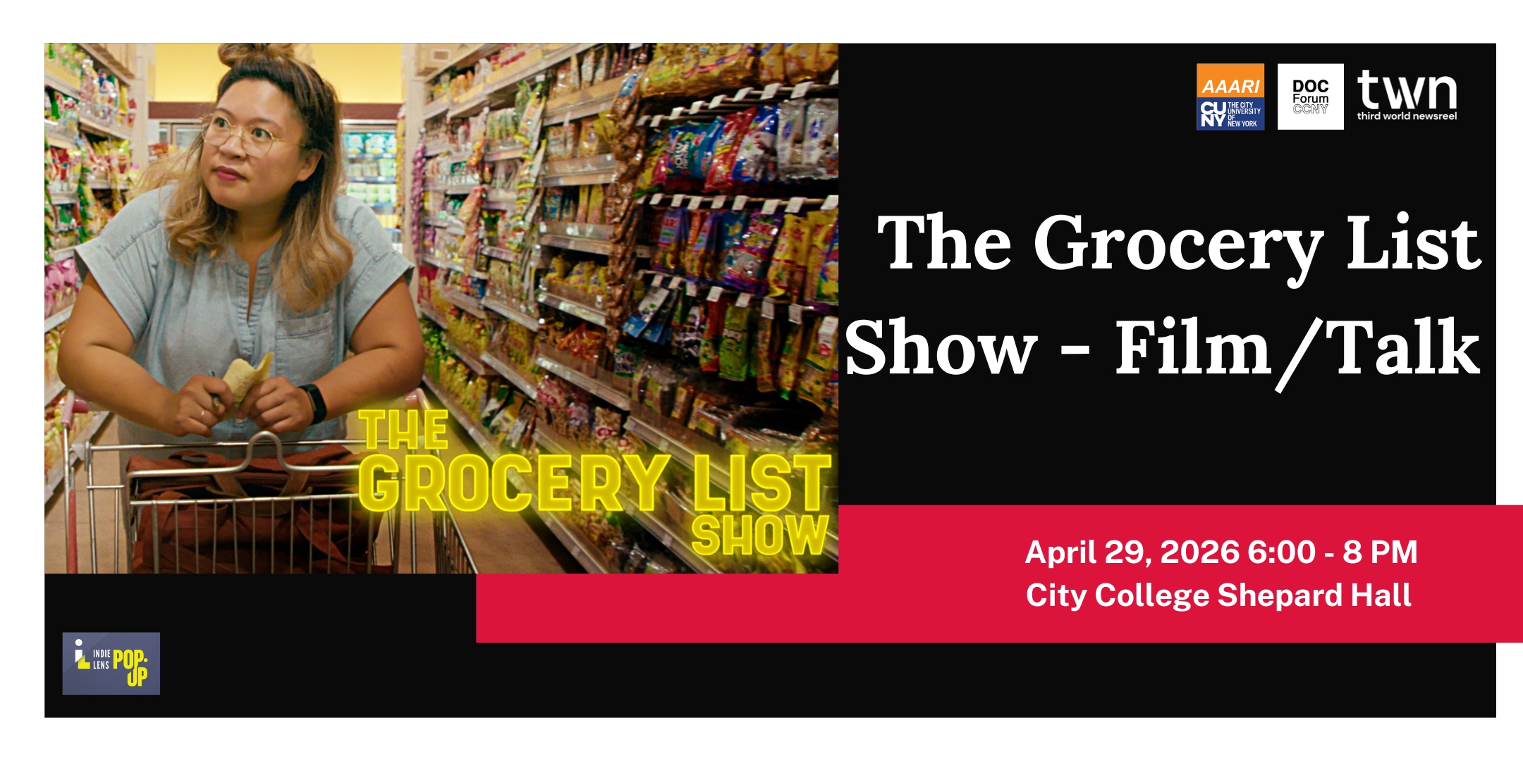 Banner for the Grocery List show