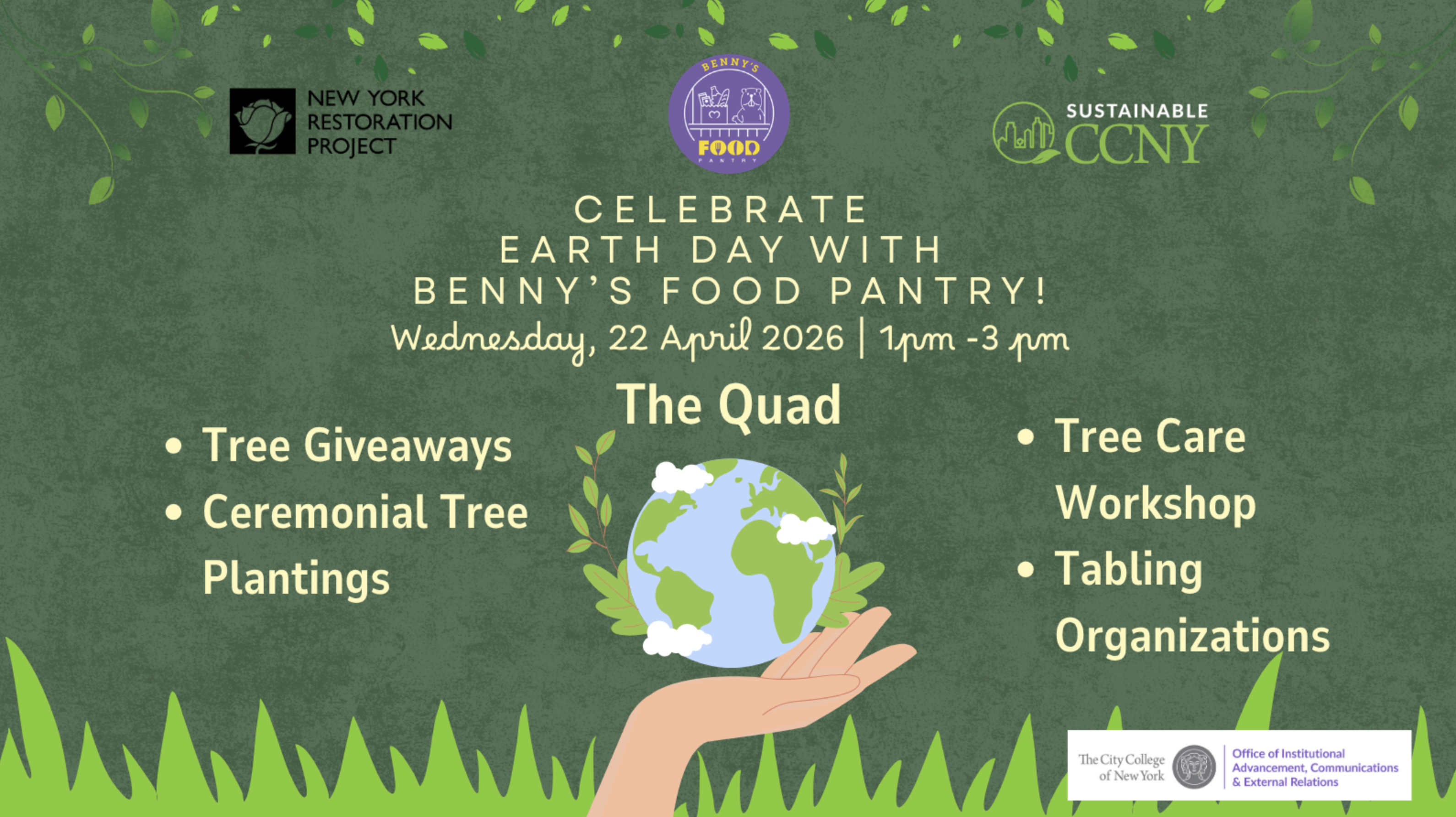 CCNY Earth Day 2026: Tree Giveaway