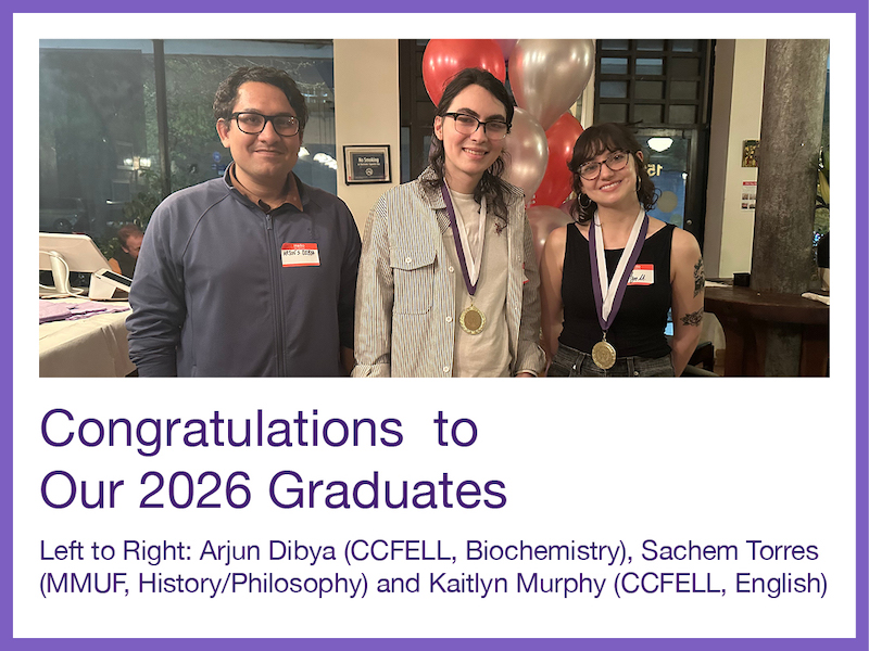 2026 CCNY Fellowships Program graduates