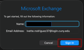 Enter your name and CUNY Login ID
