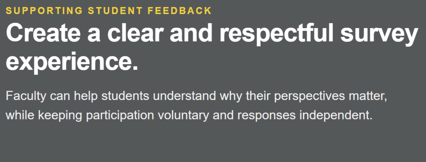 CTS Supporting feedback