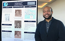 CCNY student Kendrick Zapata, a 2019 Stanford/CCNY summer research scholar, presents research on Las Mujeres de Abril