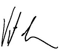 Vincent Boudreau Signature