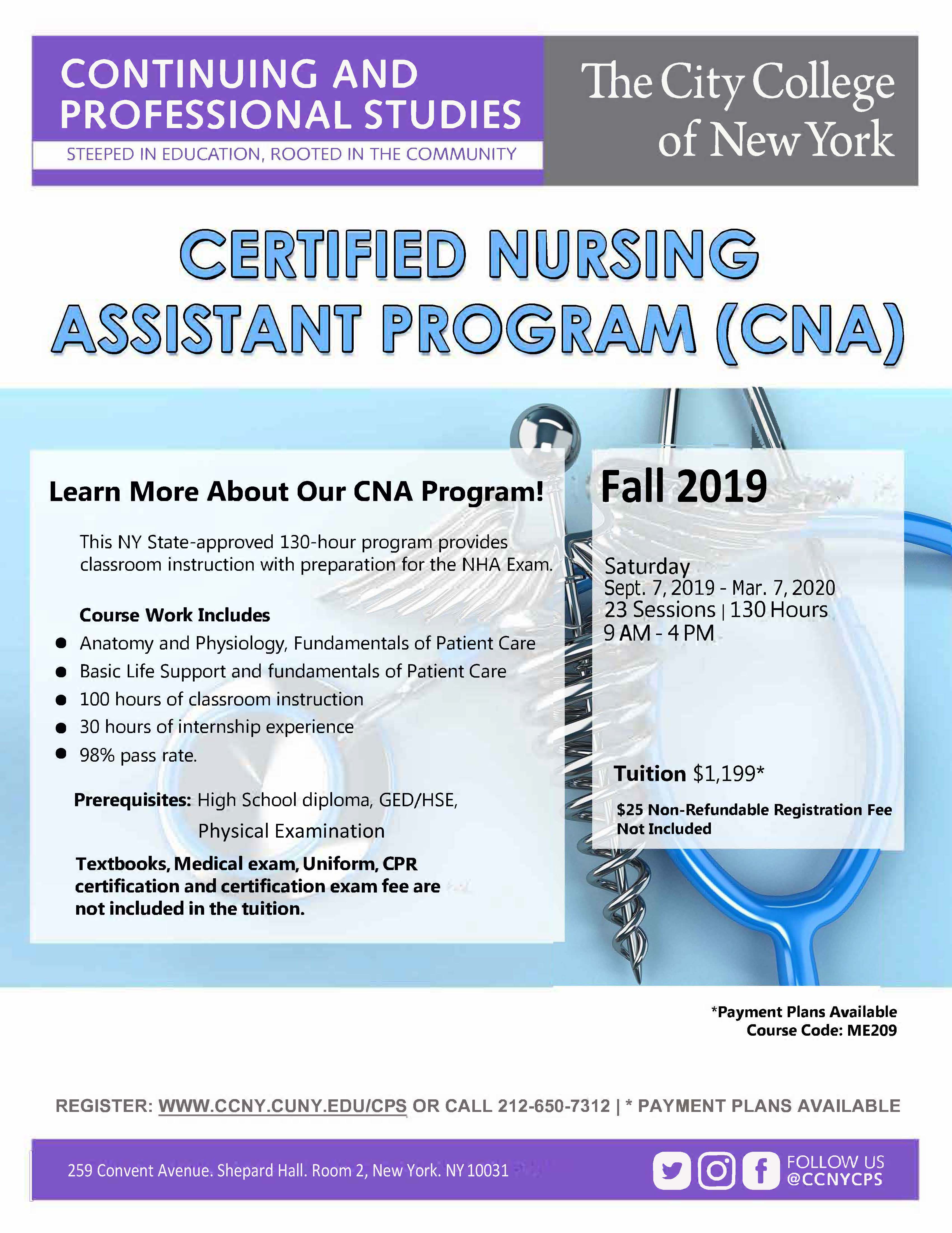 Certified Nursing Assistant (CNA) | The City College of ...