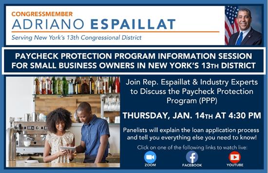 Adriano Espaillat Banner