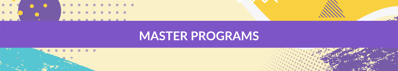 MASTER PROGRAMS