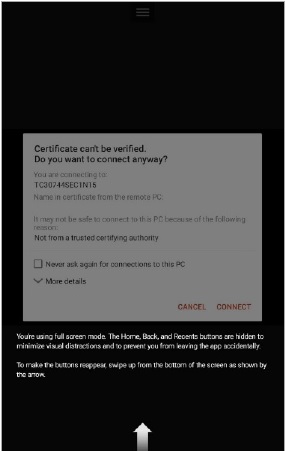  Click on Connect