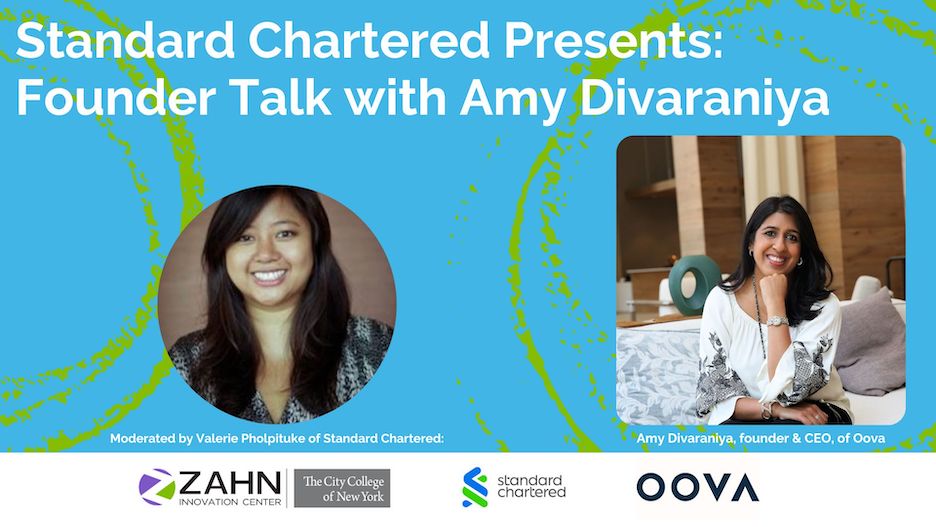 AAPI History Month Founder Talk with Amy Divaraniya of Oova & moderator Valerie Pholpituke 
