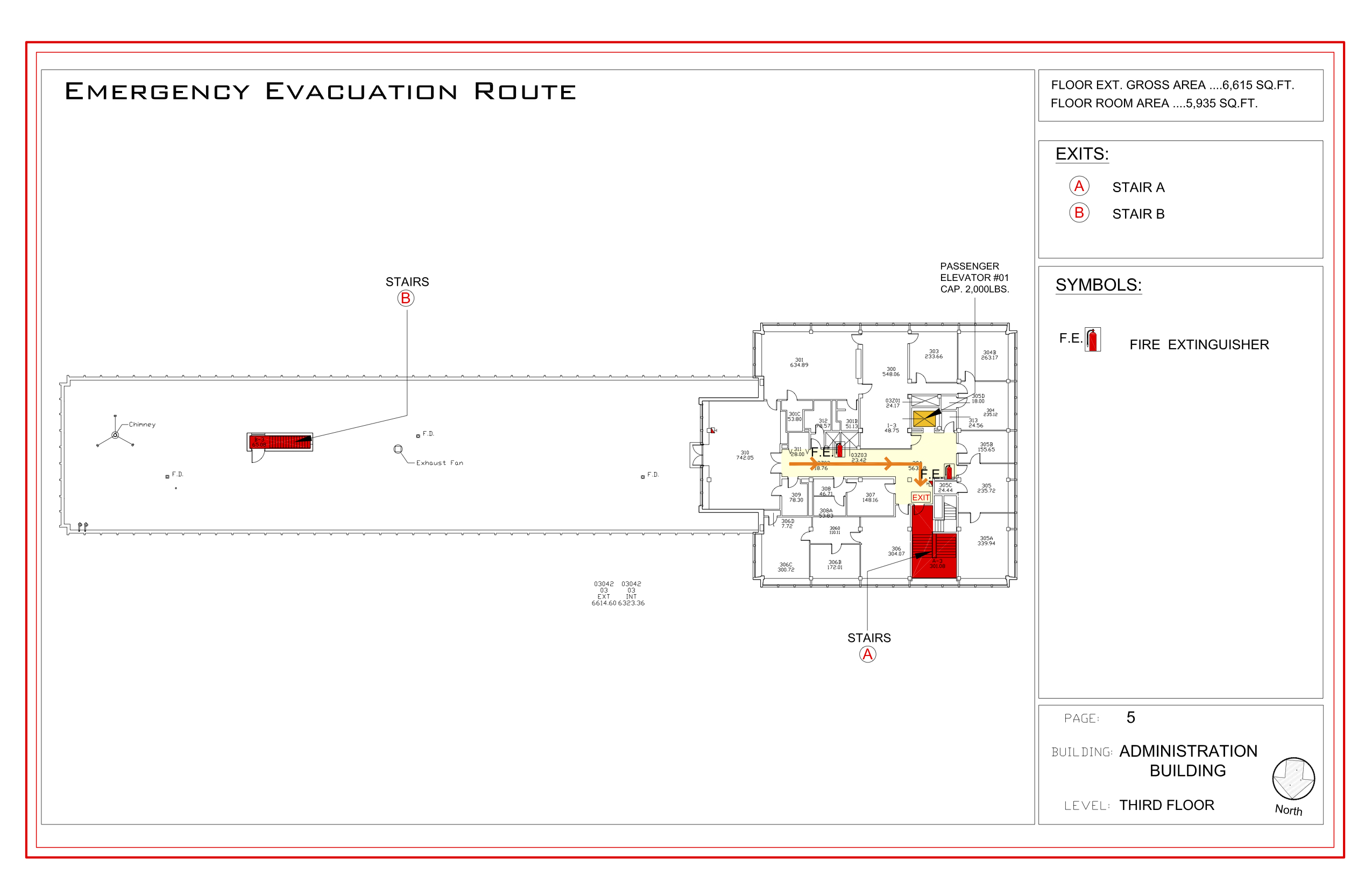 Administration - Evacuation Plan 4