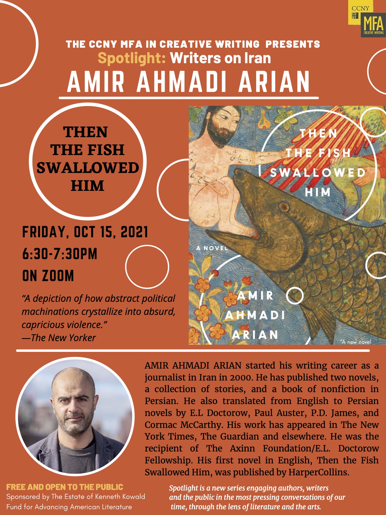 Spotlight: Writers on Iran feat. Amir Ahmadi