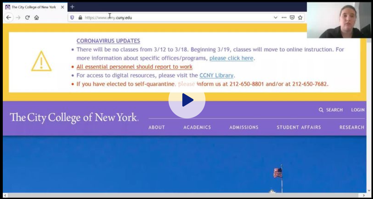 Blackboard Basics video screenshot