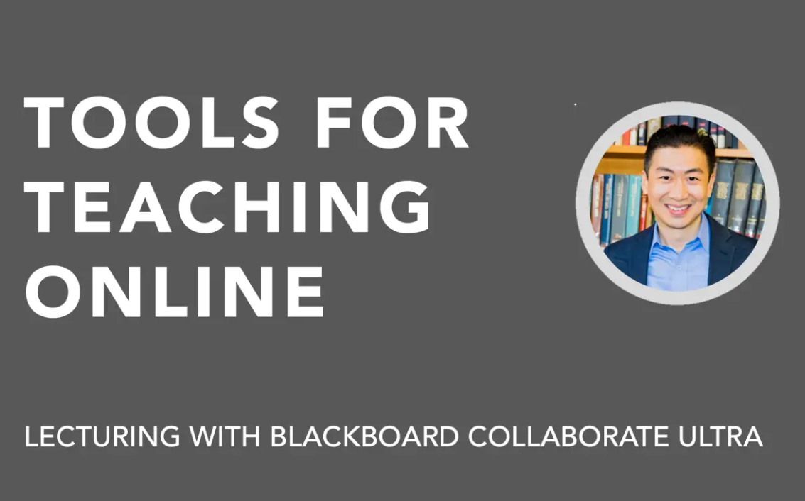Screenshot linking to Blackboard Collaborate Ultra tutorial