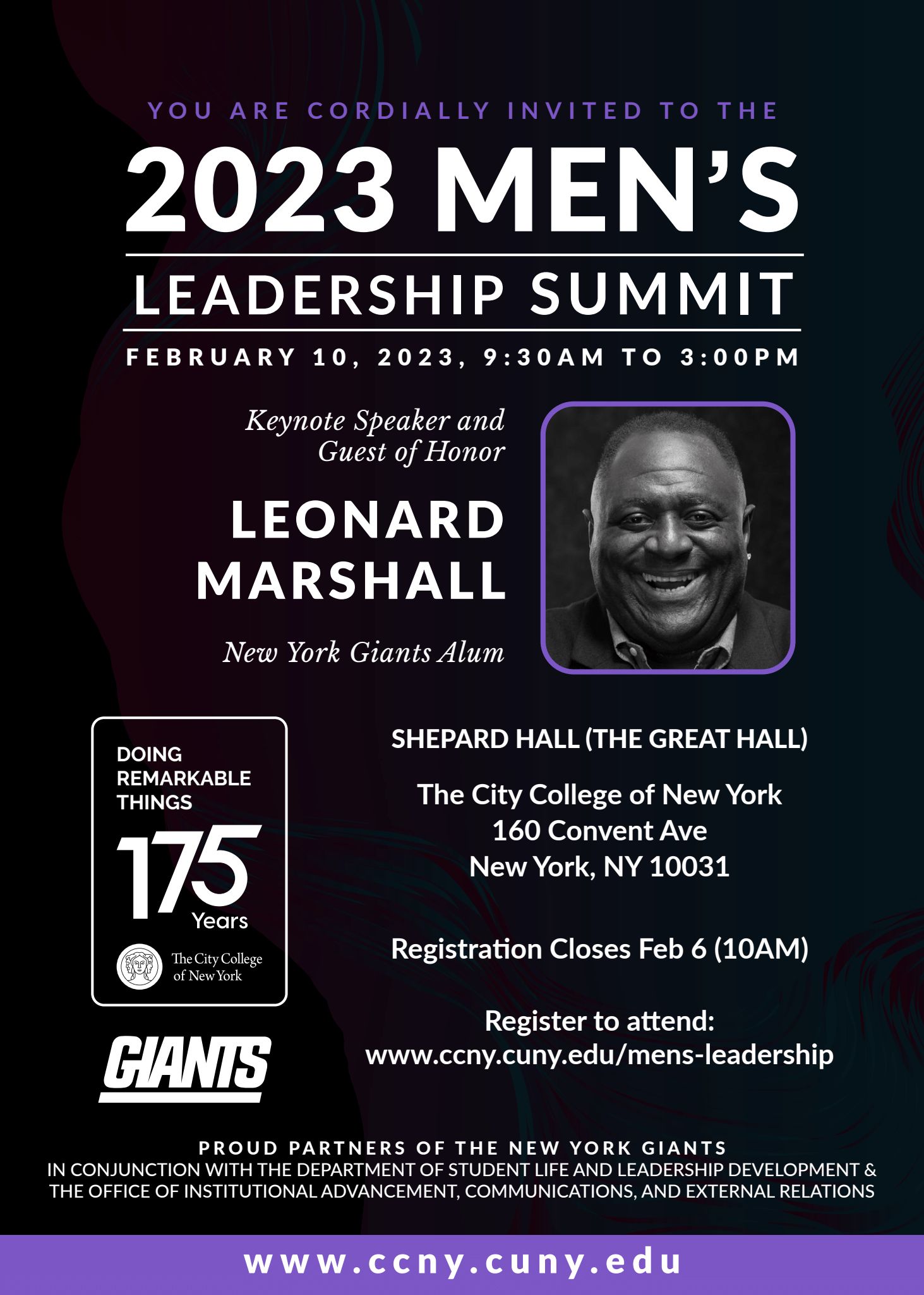 2023 CCNY Men's Leadership Summit