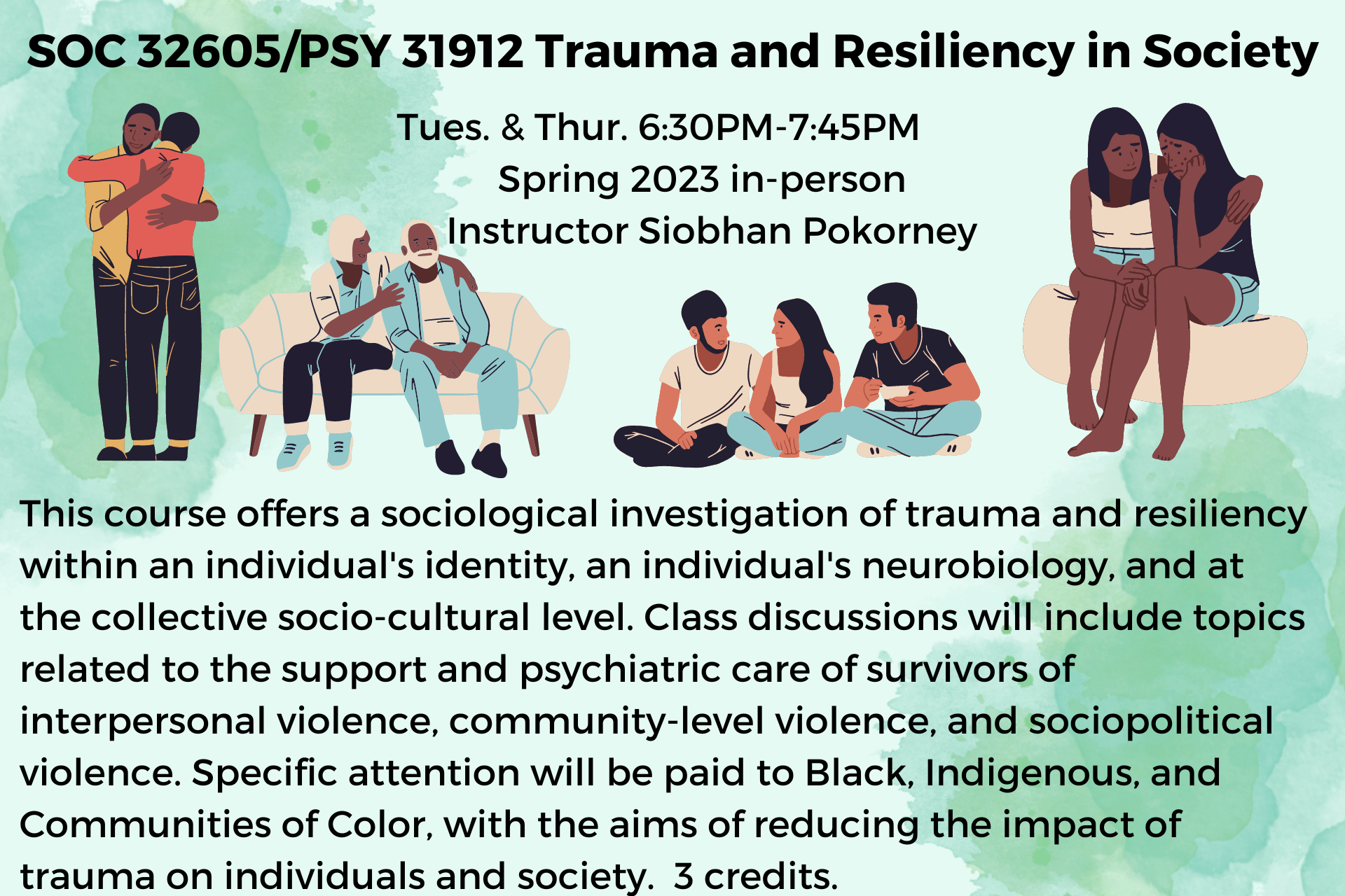 ColinPowellSchool CCNY Sociology Trauma and Resiliency in Society Spring 2023 Course