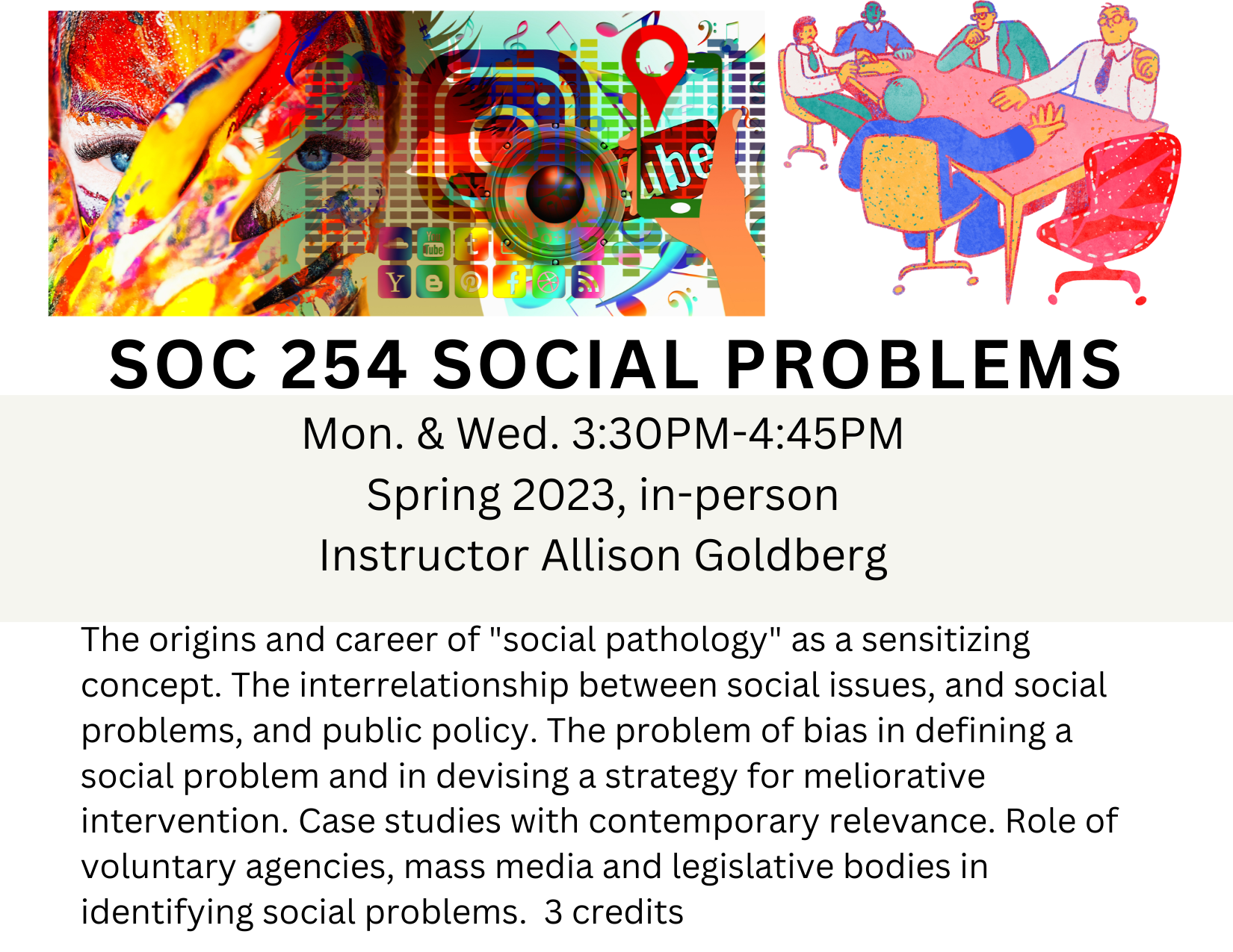 Colin Powell School CCNY Sociology SOC 254 Social Problems Course Spring 2023