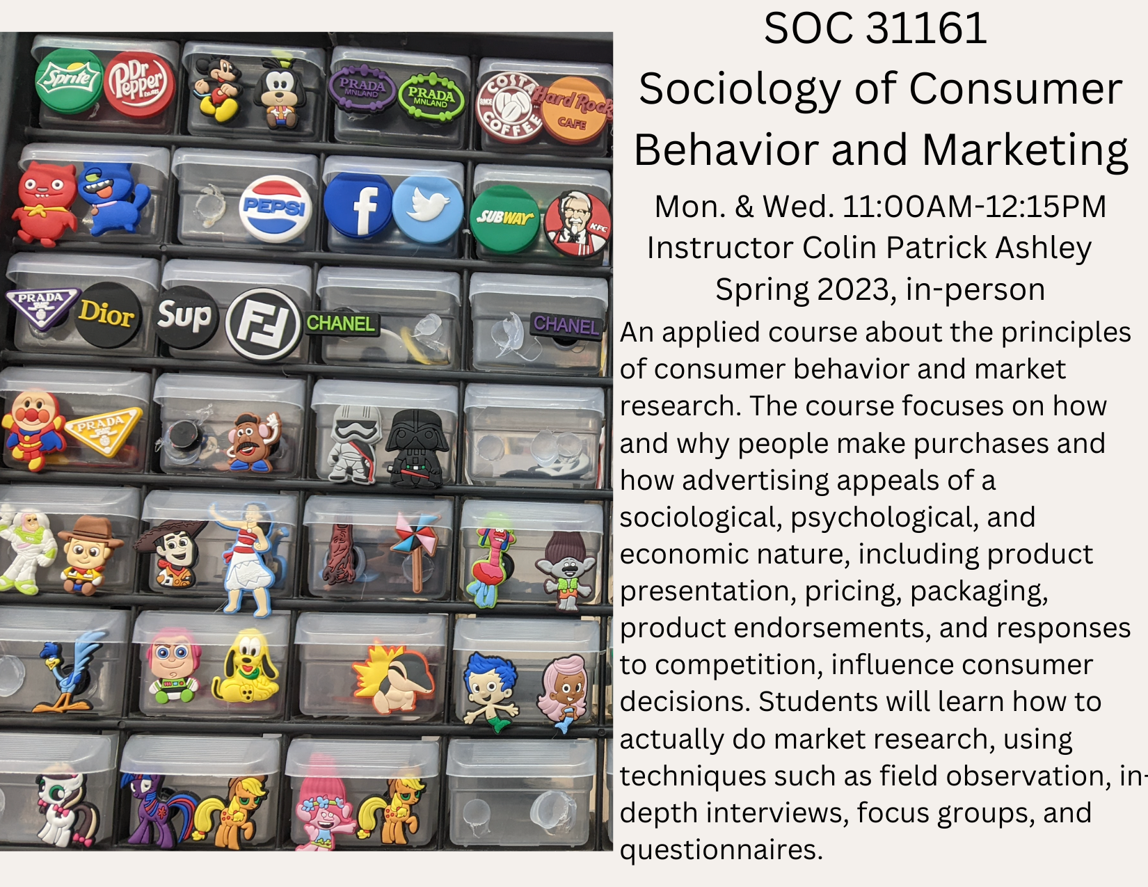 Colin Powell School CCNY Sociology SOC 31161 Sociology of Consumer Behavior and Marketing Course