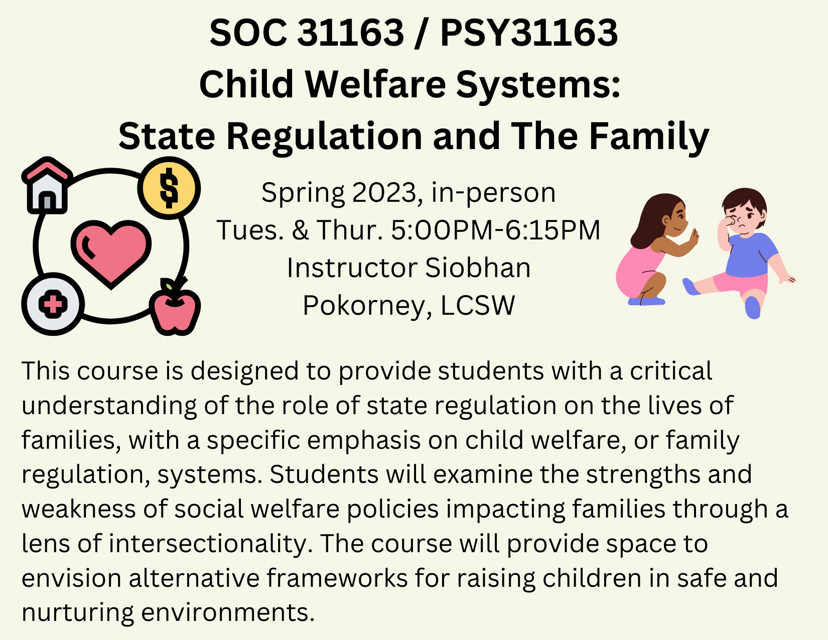 Child Welfare Systems: State Regulation and The Family Course Spring 2023