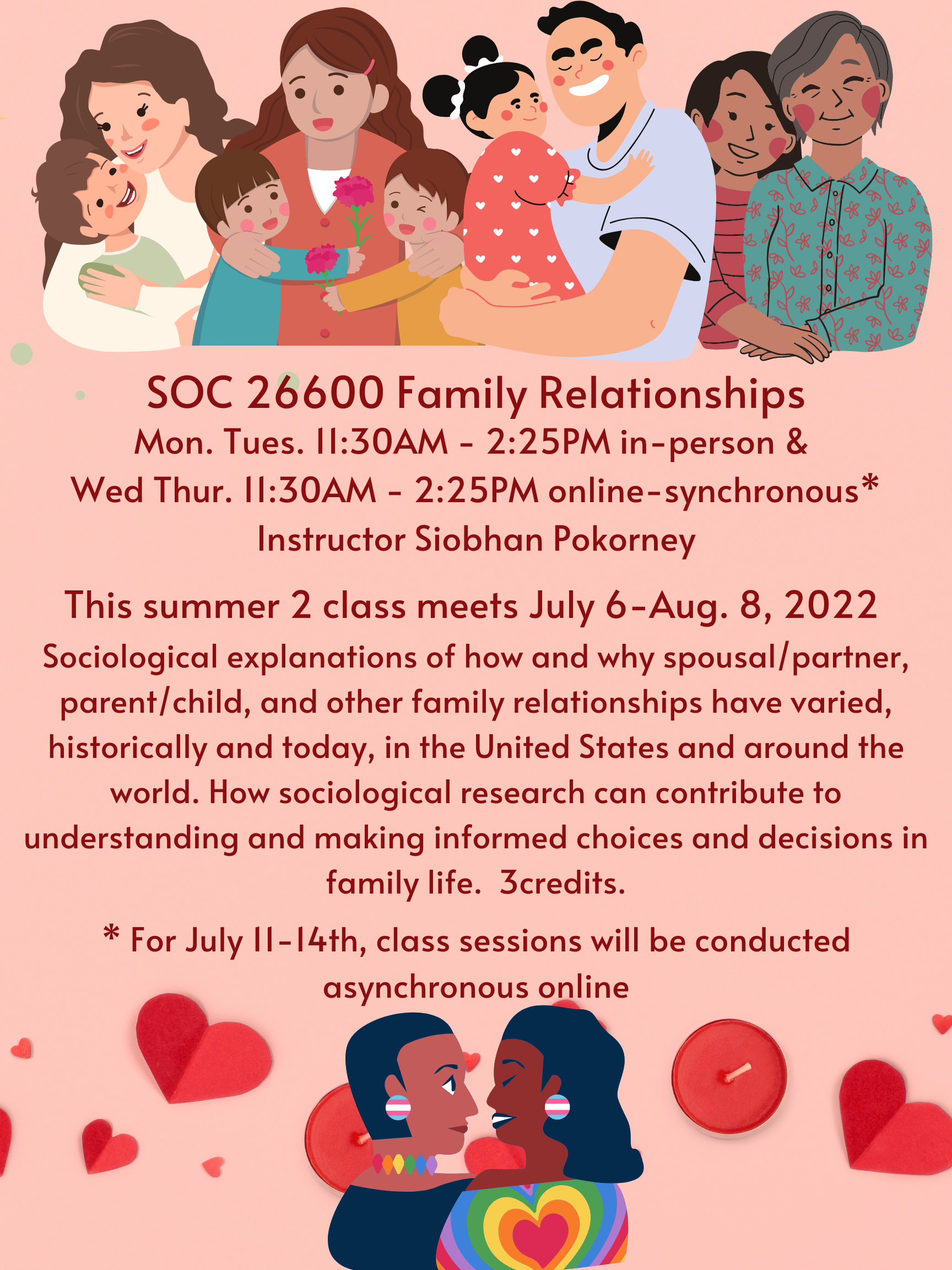SOC 26600 Family Relationship Summer Course