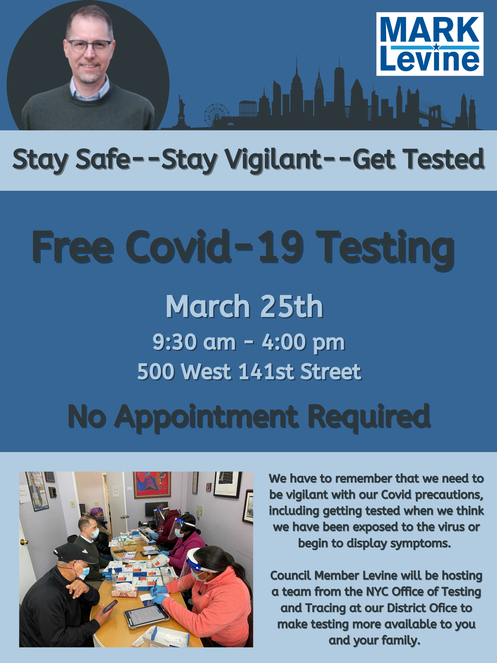 Free Covid Testing Poster